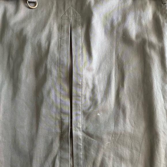 Burberry Monogram Logo Nova Check Long Trench Coat Iridescent - Picture 10 of 14